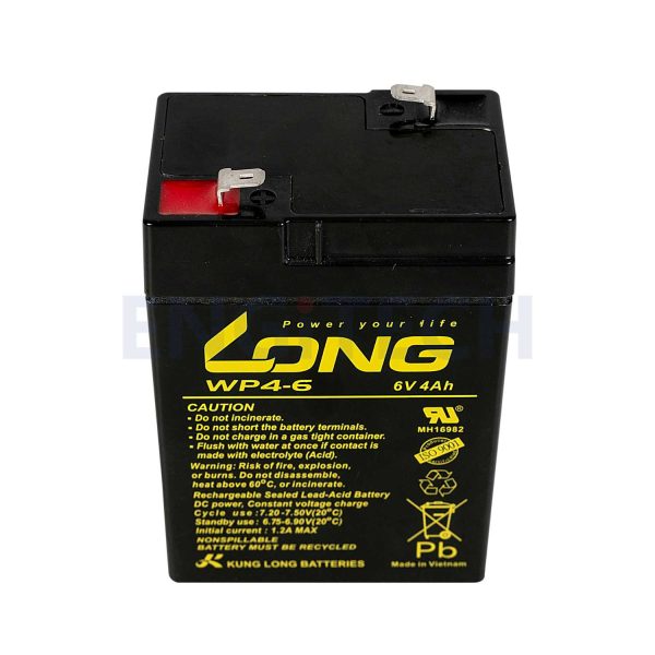 WP4-6 แบตเตอรี่ แบตเตอรี่6V Engitech Power Protection