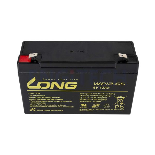 WP12-6S แบตเตอรี่ แบตเตอรี่6V Engitech Power Protection