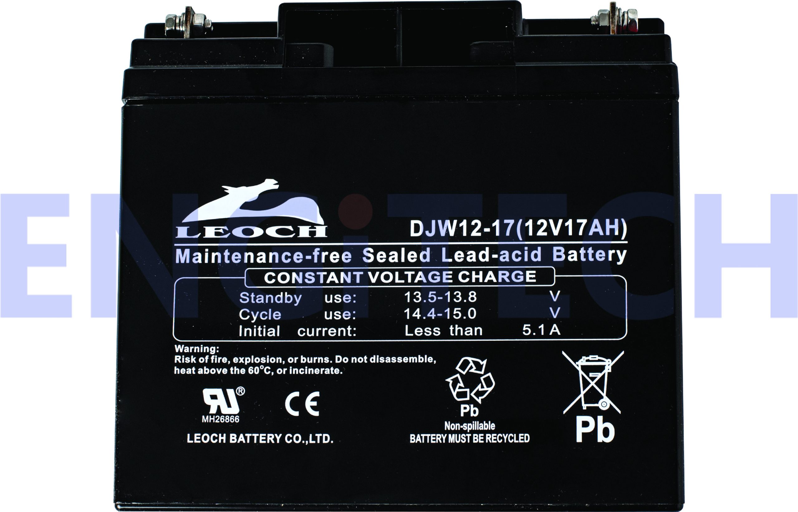 Leoch VRLA Battery ลีออช แบตเตอรี่ แบตแห้ง DJW12-17