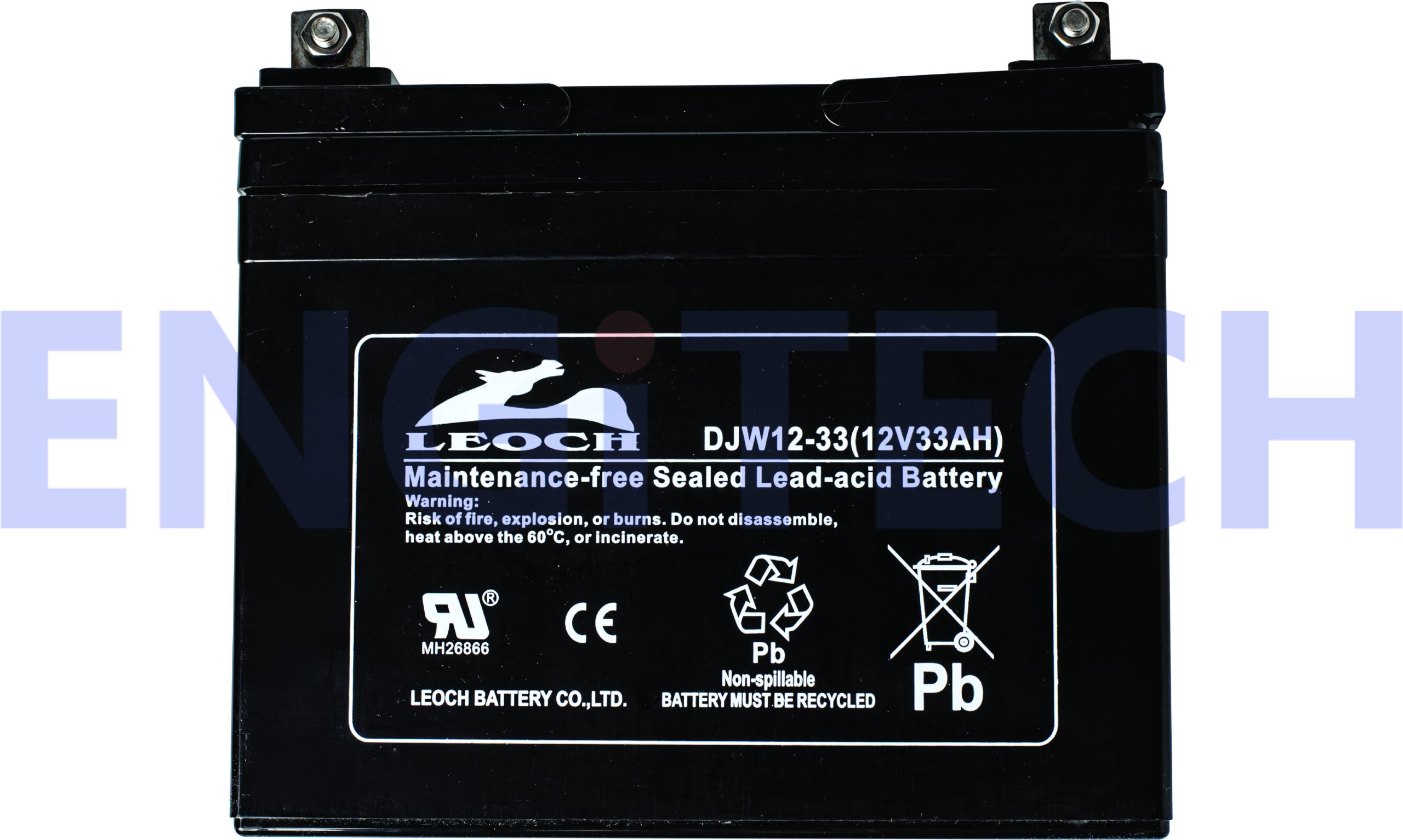 Leoch VRLA Battery ลีออช แบตเตอรี่ แบตแห้ง DJW12-33