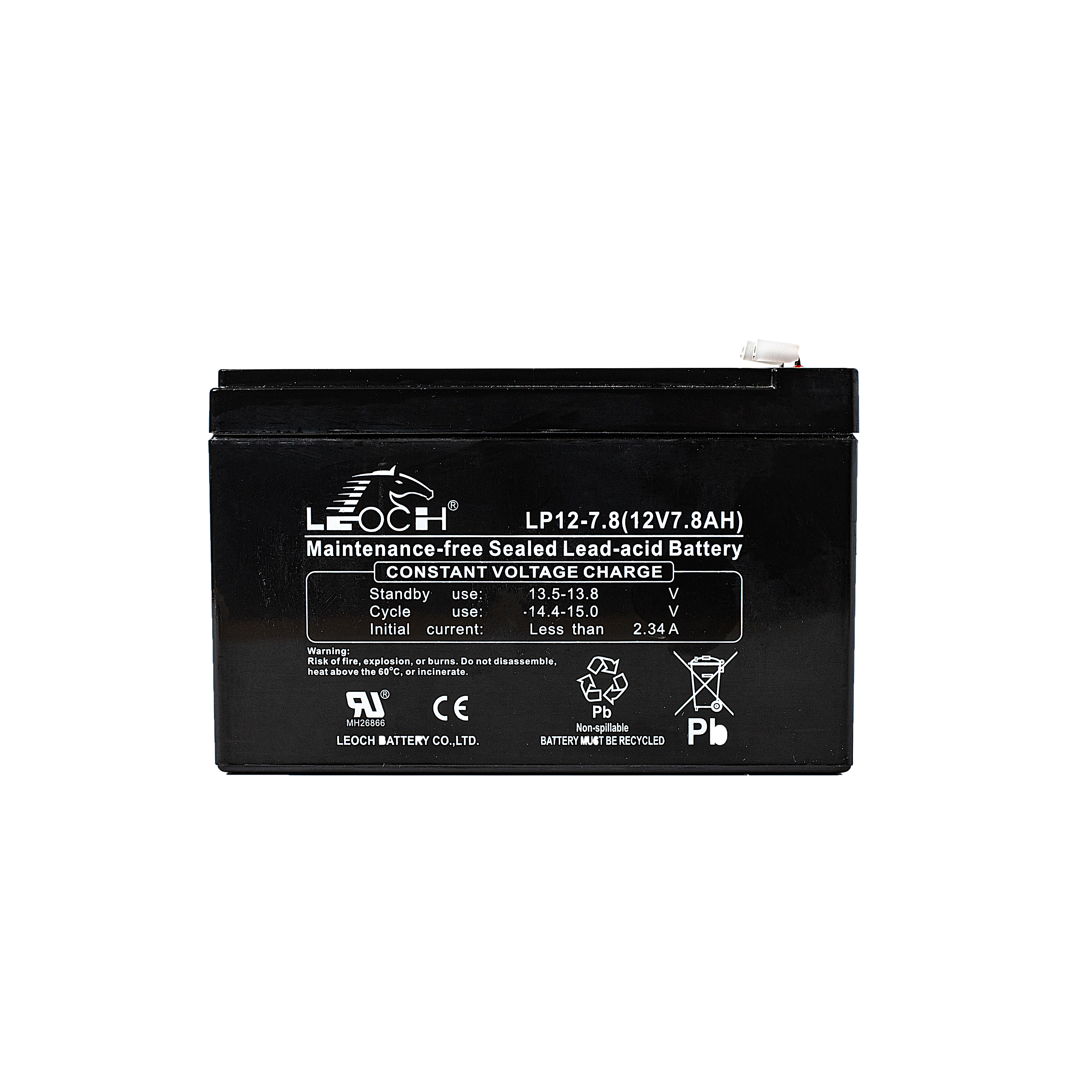 Leoch VRLA Battery ลีออช แบตเตอรี่ แบตแห้ง LP12-7.8