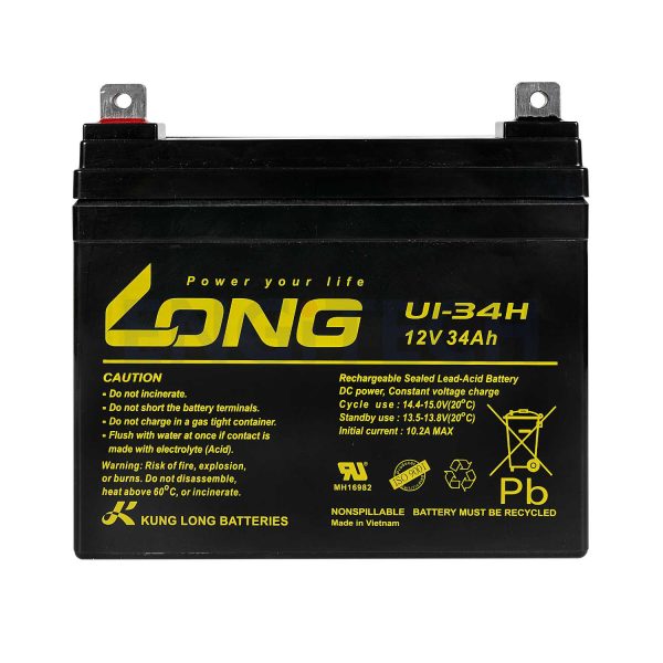 U1-34H แบตเตอรี่ แบตเตอรี่12V Engitech Power Protection