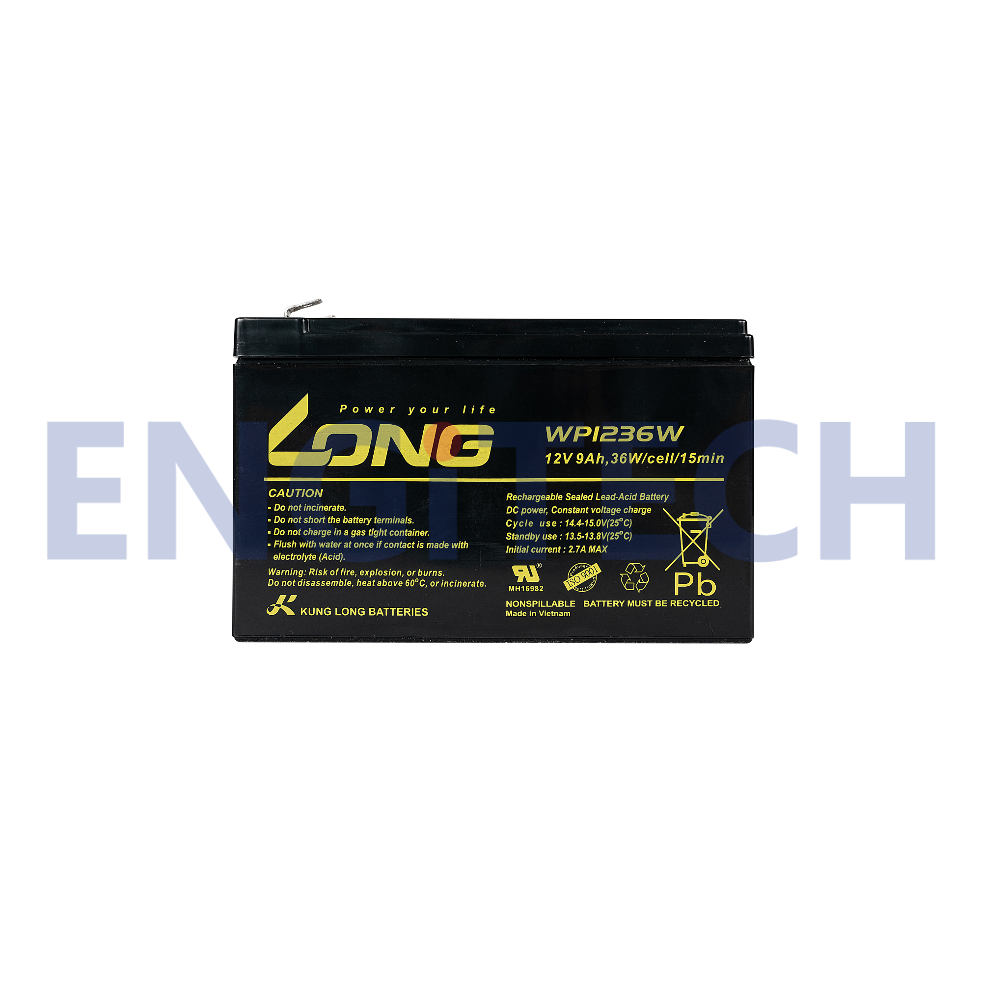 Long VRLA Battery ลอง แบตเตอรี่ แบตแห้ง WP1236W