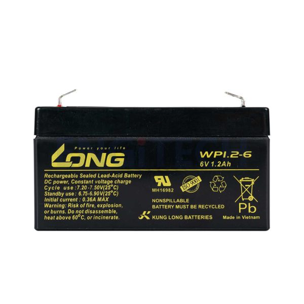 WP1.2-6 แบตเตอรี่ แบตเตอรี่6V Engitech Power Protection