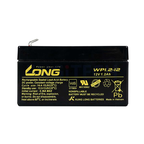WP1.2-12 แบตเตอรี่ แบตเตอรี่12V Engitech Power Protection