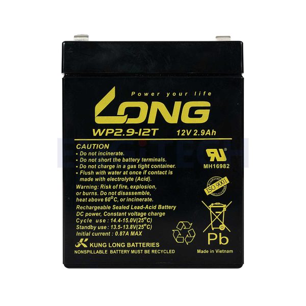 WP2.9-12T แบตเตอรี่ แบตเตอรี่12V Engitech Power Protection