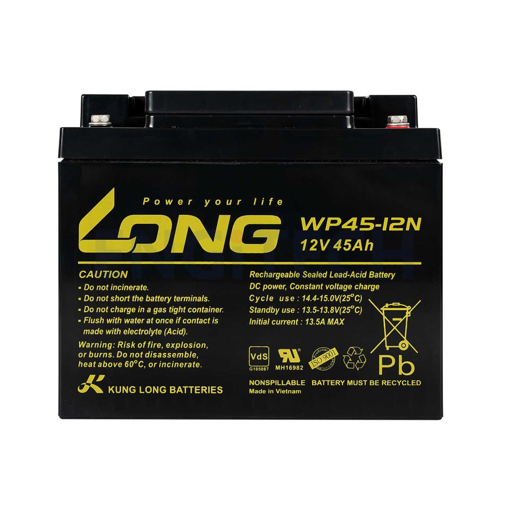 WP45-12N แบตเตอรี่ แบตเตอรี่12V Engitech Power Protection