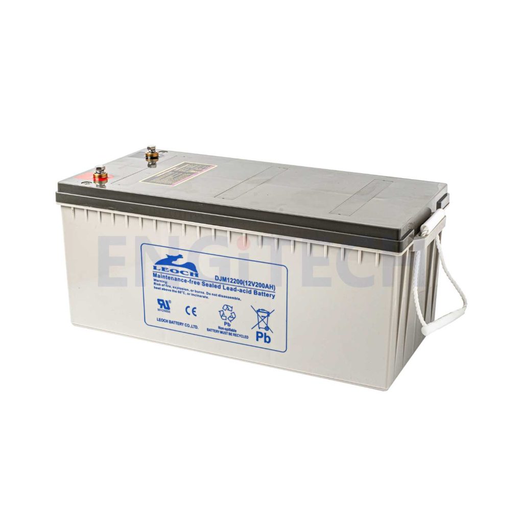 DJM12200 แบตเตอรี่ แบตเตอรี่12V Engitech Power Protection High Capacity
