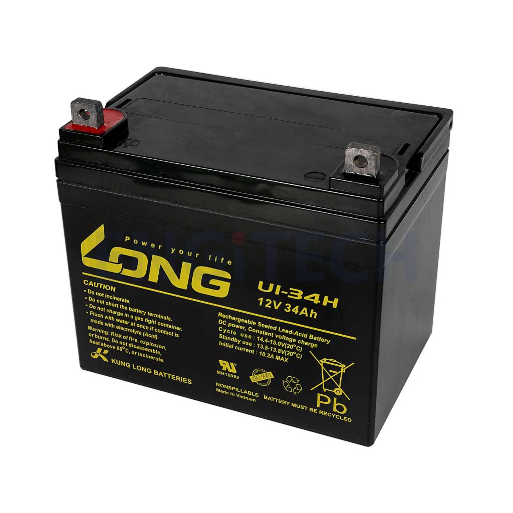 U1-34H แบตเตอรี่ แบตเตอรี่12V Engitech Power Protection