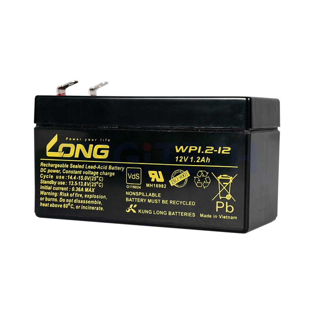 WP1.2-12 แบตเตอรี่ แบตเตอรี่12V Engitech Power Protection