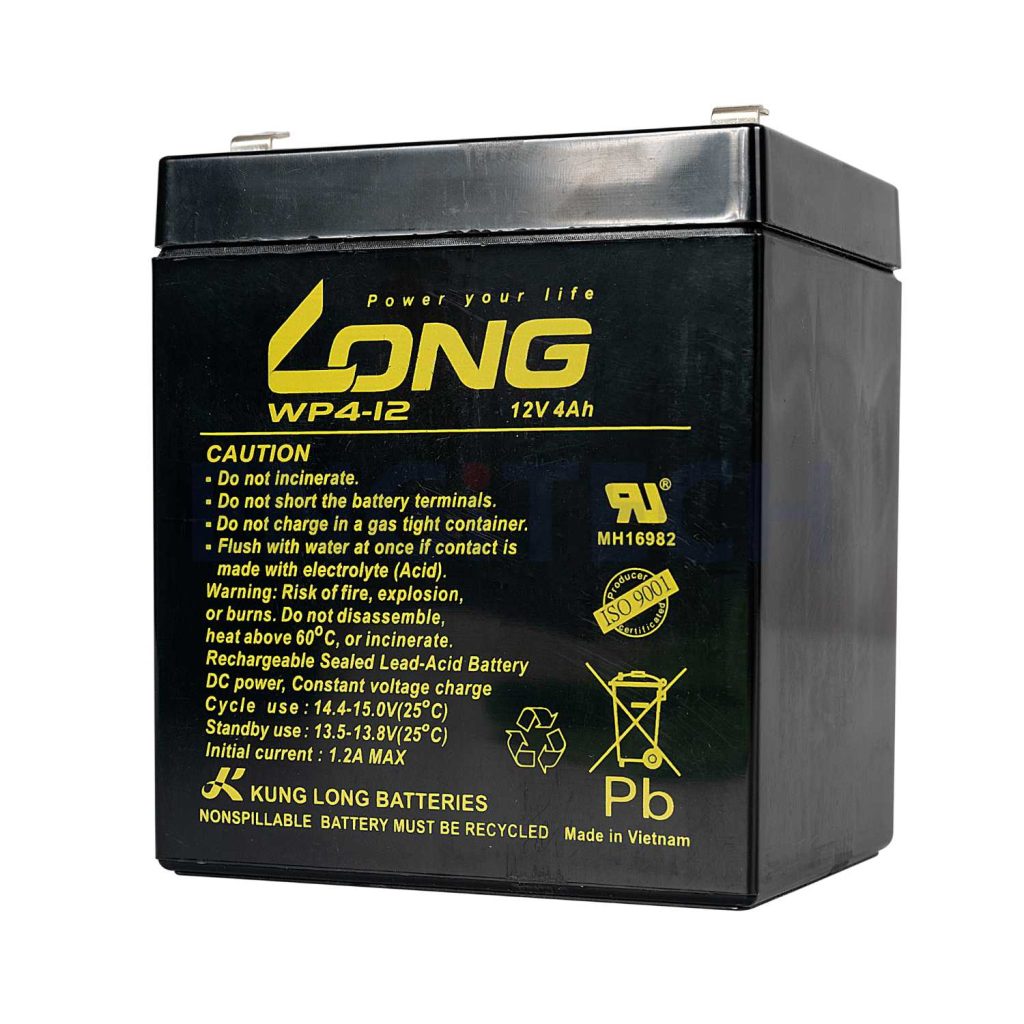 WP4-12 แบตเตอรี่ แบตเตอรี่12V Engitech Power Protection