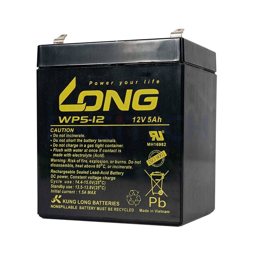 WP5-12 แบตเตอรี่ แบตเตอรี่12V Engitech Power Protection