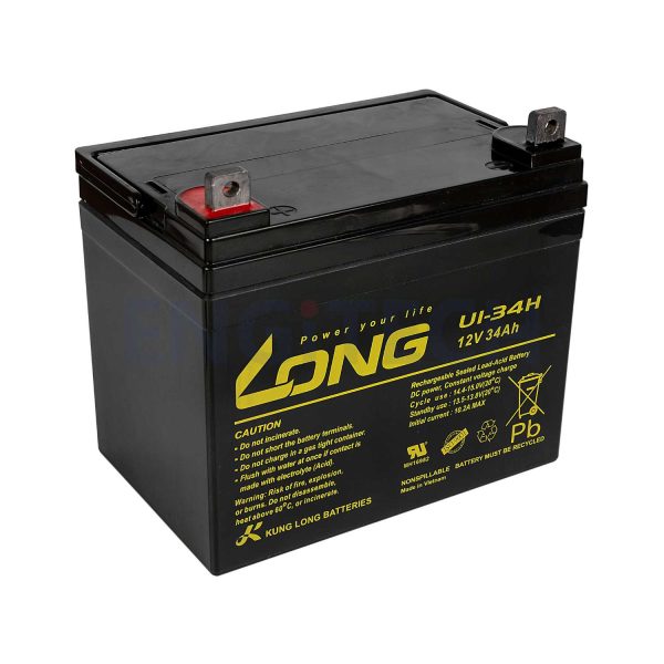 U1-34H แบตเตอรี่ แบตเตอรี่12V Engitech Power Protection