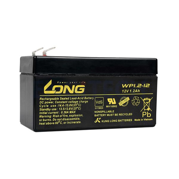 WP1.2-12 แบตเตอรี่ แบตเตอรี่12V Engitech Power Protection