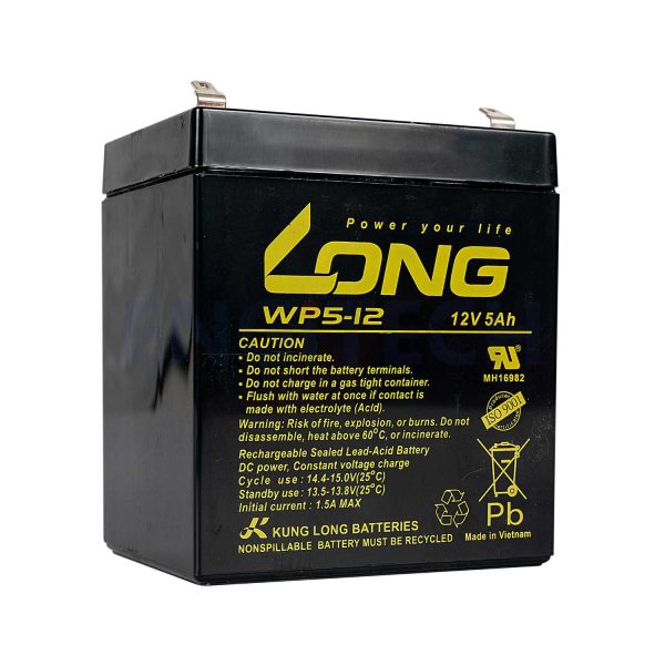 WP5-12 แบตเตอรี่ แบตเตอรี่12V Engitech Power Protection