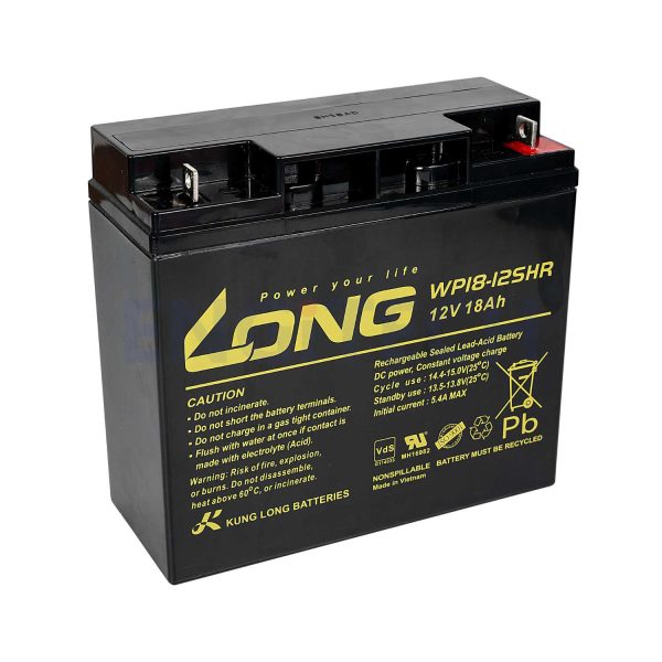 WP18-12SHR แบตเตอรี่ แบตเตอรี่12V Engitech Power Protection
