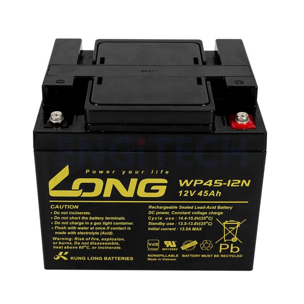 WP45-12N แบตเตอรี่ แบตเตอรี่12V Engitech Power Protection
