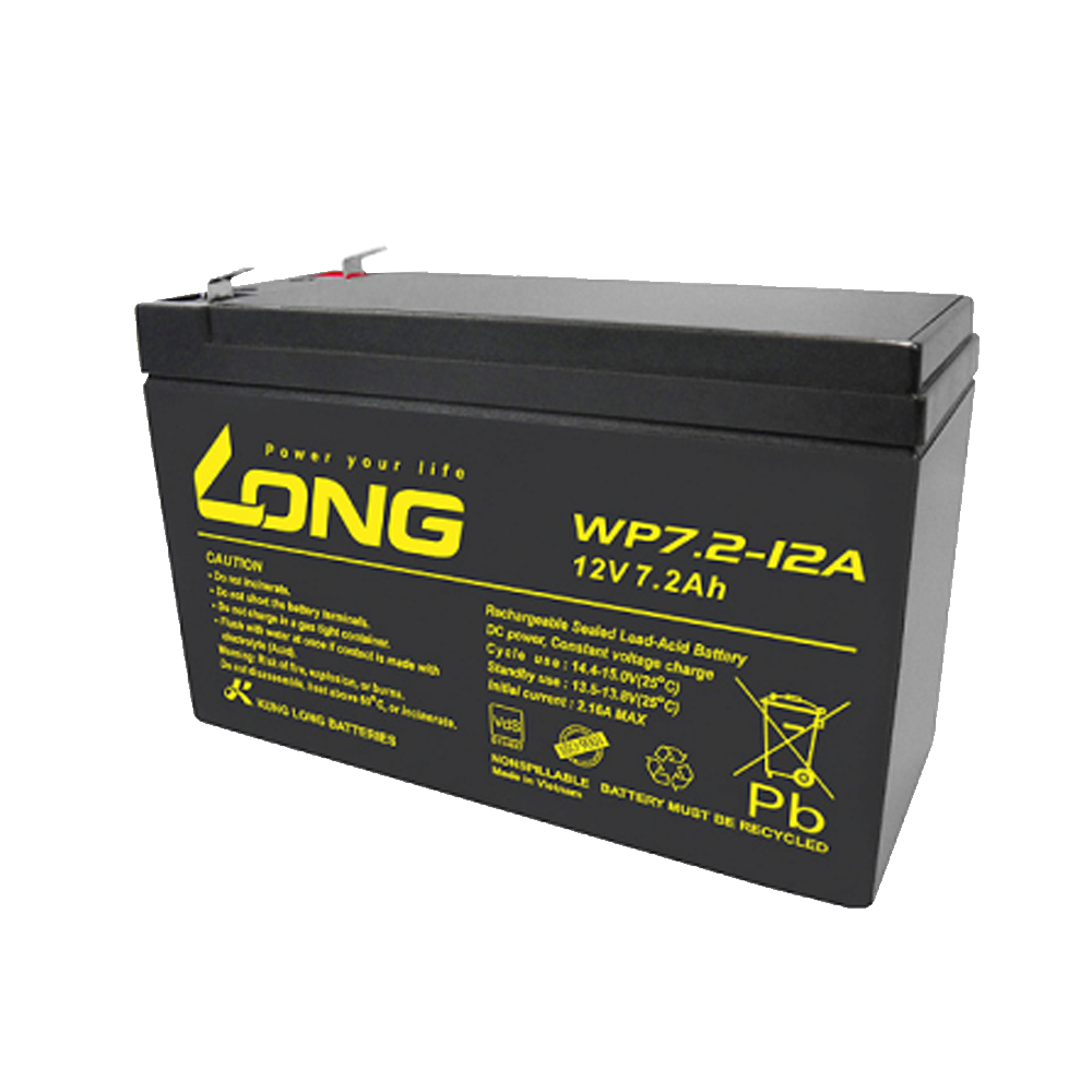 Long VRLA Battery ลอง แบตเตอรี่ แบตแห้ง WP7.2-12