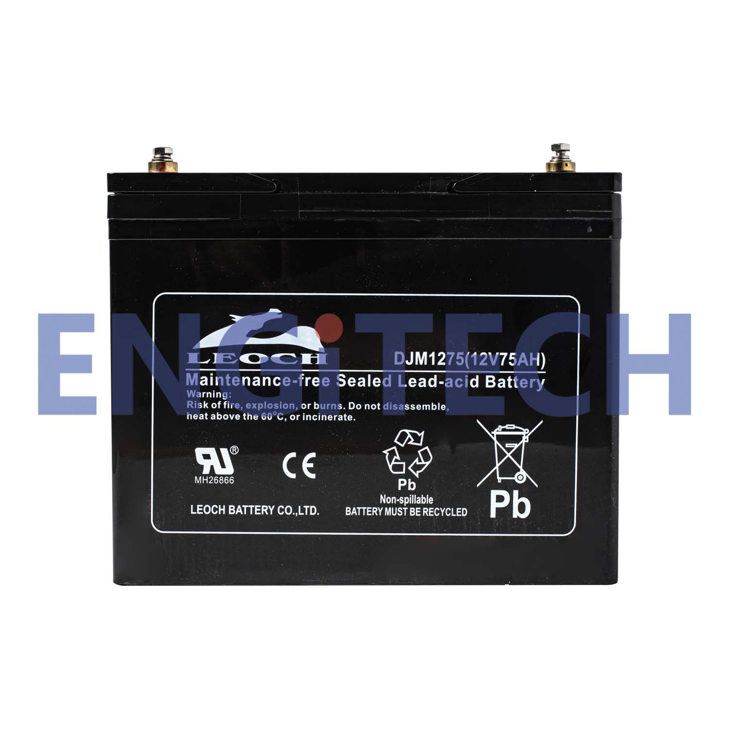 Leoch VRLA Battery ลีออช แบตเตอรี่ แบตแห้ง DJM1275T