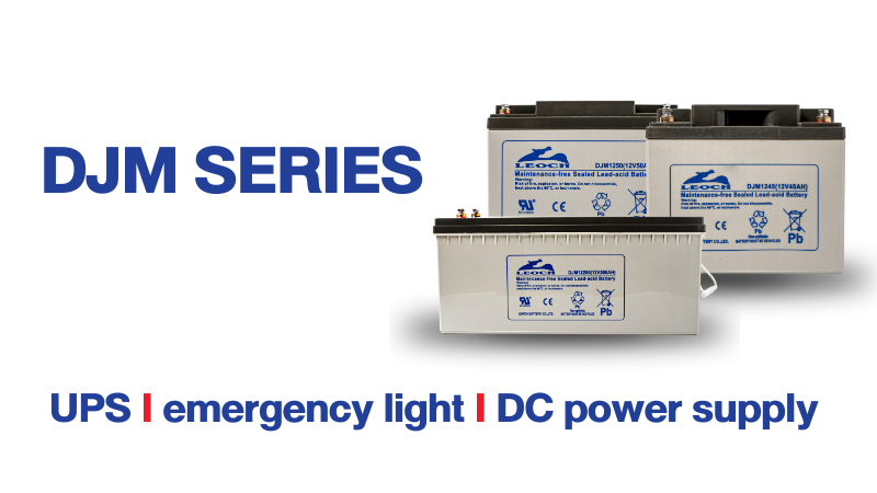 Leoch DJW Series Battery UPS Emergency light DC Power Supply
