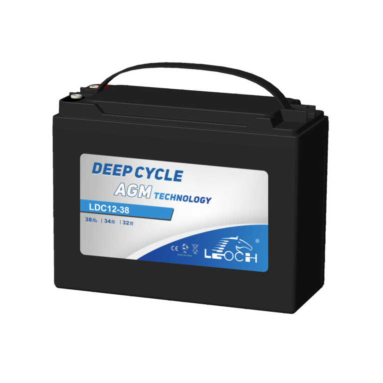Leoch LDC12-38 AGM Deep Cycle Battery